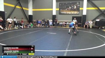 112 lbs Semis (4 Team) - Kamdyn Saulter, MN Storm vs Mckenzie Martin, NE Wrestling Academy