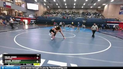 144 lbs Round 1 - Miles Jones, Cedar Park vs Daniel Boarnet, San Antonio Churchill