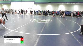 126 lbs Consi Of 128 #2 - Eli Pendergrass, NC vs Calvin Wiedemer, VA