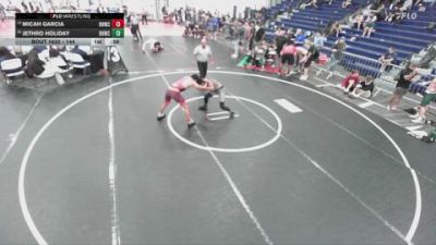 144 lbs Cons. Semi - Micah Garcia, Rough House Wrestling Club vs Jethro Holiday, Rough House Wrestling Club