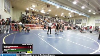 182 lbs Champ. Round 2 - Justin Esparza, Marina vs Adriann Arzaluz, Segerstrom
