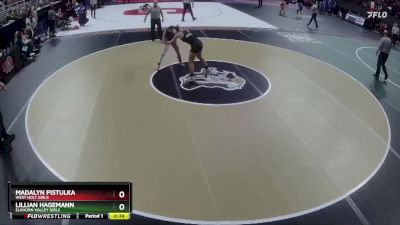 Cons. Round 2 - Lillian Hagemann, Elkhorn Valley Girls vs Madalyn Pistulka, West Holt Girls