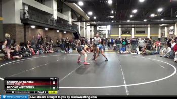 130 lbs Placement (4 Team) - Sabrina Sifuentez, Chasing Titles vs Brooke Wieczorek, SOTM Pink