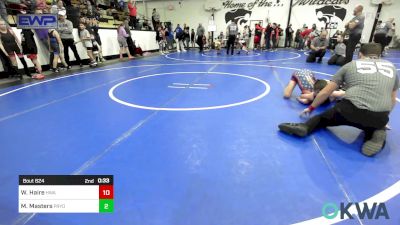 80 lbs Quarterfinal - Ronan Winkle, R.A.W. vs Cole Gallier, Verdigris Youth Wrestling