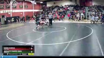 113 lbs Cons. Round 2 - Bernice Chavez-Rios, Bonanza vs Davis Garcia, Western.