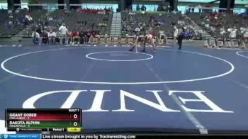 138 lbs Quarterfinals (8 Team) - Dakota Alphin, Collinsville vs Grant Gober, Carl Albert