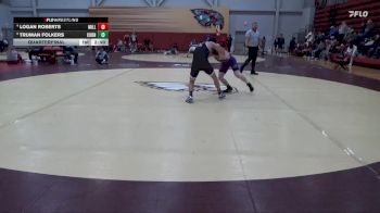 133 lbs Quarterfinal - Truman Folkers, Cornell College vs Logan Roberts, Millikin