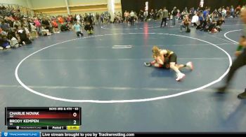 63 lbs Cons. Round 2 - Charlie Novak, MN vs Brody Kempen, WI
