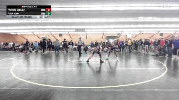 120 lbs Quarterfinal - Chris Welsh, Harrisburg vs Jax Aina, Spencerport