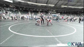 61 lbs Consolation - Hunter Clarke, Claremore Wrestling Club vs Lexton Manning, Bristow Elementary Wrestling Club
