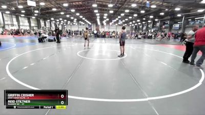 115 lbs Rd# 8- 12:30pm Saturday Final Pool - Griffin Crisher, East Coast Elite vs Reid Stiltner, Ranger WC