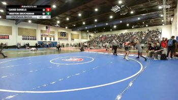 165 Boys 5th Place Match - Weston Druckeman, West Hills vs David Daniels, Granite Hills