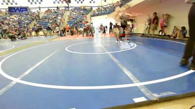 130-136 lbs Rr Rnd 2 - Macen Travis, Heat vs Matthew Hilton, Skiatook Youth Wrestling