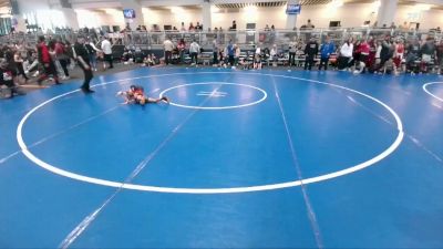 46 lbs Semifinal - Roman Luna, Katy Area Wrestling Club vs Athena VanHuss, NTX Wrestling