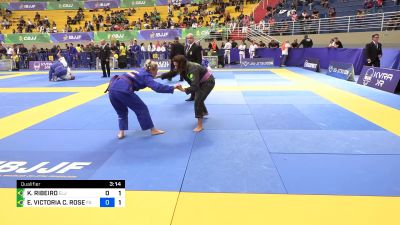 KELLY RIBEIRO vs ELLE VICTORIA C. ROSE 2024 Brasileiro Jiu-Jitsu IBJJF