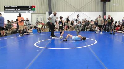76 lbs Rr Rnd 8 - Marco Yodice, Outsiders Wrestling Club - K8 vs Caiden Whitmore, Dynasty Murder Inc - K8