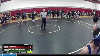 120 lbs Champ. Round 1 - Matthew Salvador-Agabin, Cheyenne vs Mateo Becerra, Liberty