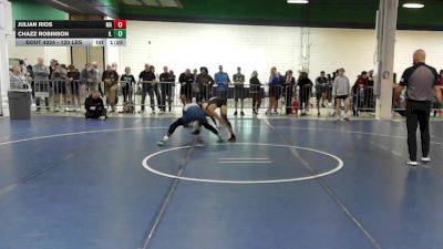 120 lbs Round Of 32 - Julian Rios, MA vs Chazz Robinson, IL