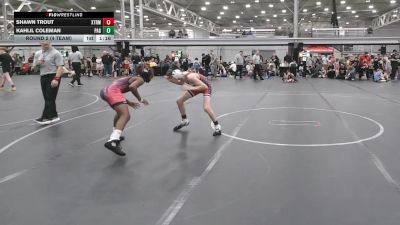 92 lbs Round 2 (4 Team) - Kahlil Coleman, PA Gold vs Shawn Trout, Xtreme Team