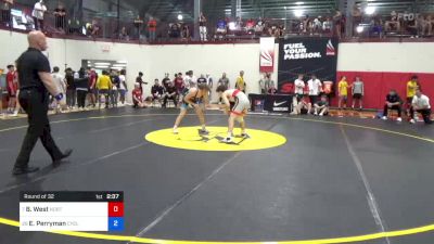 57 kg Round Of 32 - Blake West, Northern Illinois RTC vs Ethan Perryman, Cyclone Regional Training Center C-RTC