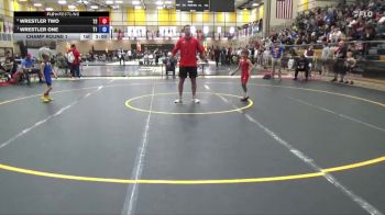 8U FS - 49 lbs Champ. Round 1 - Lincoln Shafer, Sebolt Wrestling Academy vs Axel Shepard, Iowa