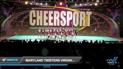 Maryland Twisters Virginia - Quake [2022 L5 Senior - Small] 2022 CHEERSPORT National Cheerleading Championship
