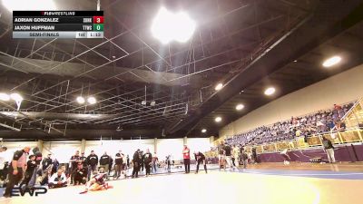 85 lbs Semifinal - Adrian Gonzalez, Sunkist Kids Monster Garage vs Jaxon Huffman, Team Tulsa Wrestling Club