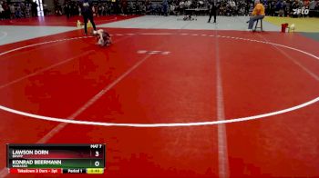 57 lbs Cons. Round 2 - Lawson Dorn, BHVPP vs Konrad Beermann, Wabasso