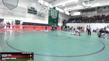 138 lbs Champ. Round 1 - Anthony Arispe, Norco vs Jacob Leal, Chaffey