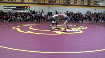197 lbs Champ. Round 1 - Ben Green, Cuesta College vs Nester Arriaga, Fresno City College