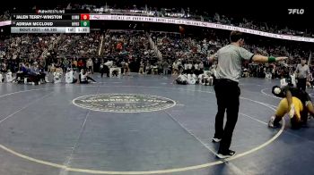 4A 285 lbs Quarterfinal - Adrian McCloud, West Forsyth High School vs Jalen Terry-Winston, Lumberton