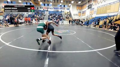 126 lbs Quarterfinals (8 Team) - Robert Twilley, Flagler Palm Coast vs Hunter Jessee, Hagerty