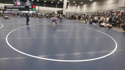 165 lbs Cons. Quarters - Thomas Schechterly, Pennsylvania vs Knox Verbais, Illinois