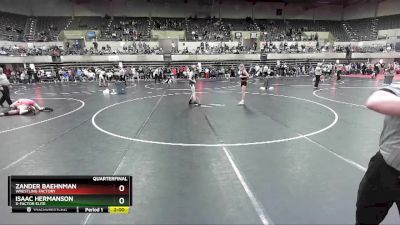 103 lbs Quarterfinal - Zander Baehnman, Wrestling Factory vs Isaac Hermanson, X-Factor Elite