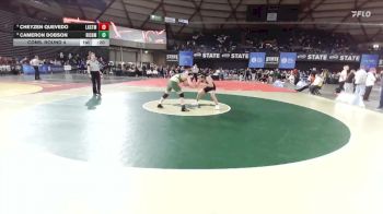 Boys 4A 150 lbs Cons. Round 4 - Cheyzen Quevedo, Lake Stevens vs Cameron Dobson, Richland