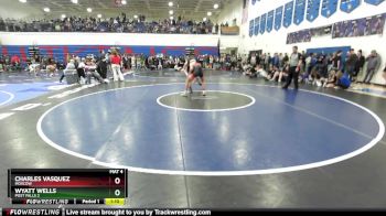 132 lbs Cons. Round 2 - Wyatt Wells, Post Falls 2 vs Charles Vasquez, Moscow