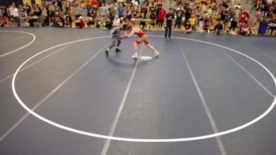 132 lbs Champ. Round 2 - Liam Neitzel, WI vs Christopher Lawson, IA