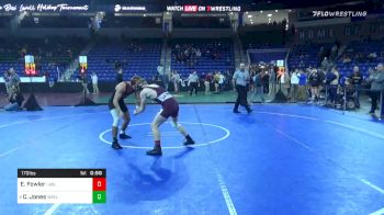 170 lbs Consolation - Ethan Fowler, LaSalle Academy vs Cameron Jones, Wayland