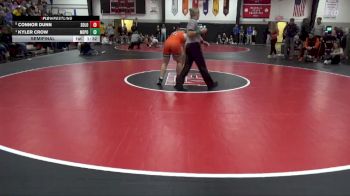 175 lbs Semifinal - Kyler Crow, Mediapolis vs Connor Dunn, Solon
