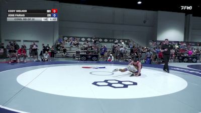 70 kg Cons. Rd Of 32 - Cody Welker, Ranger Wrestling Club vs Jose Farias, Central Valley RTC