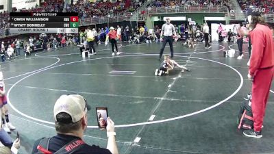 50 lbs Champ. Round 1 - Owen Williamson, Nebraska Wrestling Academy vs Wyatt Donnelly, Cozad Wrestling Club