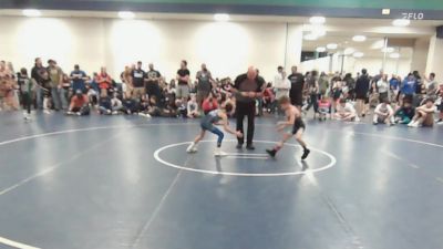 55 lbs Consi Of 16 #2 - Kaid McMath, FL vs Riggs Cartner, NC