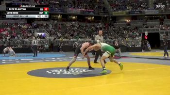 144 lbs Champ. Round 1 - Alex Plahitko, Roncalli vs Luke Reid, Valparaiso