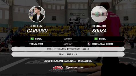 Guilherme Cardoso vs Bernardo Souza 2025 ADCC Brazilian Nationals