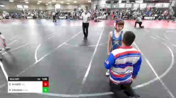 82 lbs Semifinal - Dane Arnoldi, Top Of The Rock WC vs Aj Cavazos, Colorado Natives
