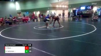 220 lbs Round 1 (6 Team) - Caleb Bays, Terre Haute Black vs Derrick Saltzman, Montana Sidney