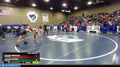 145 lbs Cons. Round 6 - Jacob Mendoza, Hanford vs Edgar Batres, Monache