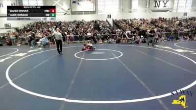 102 lbs Semifinal - Javier Rivera, Columbia Youth Wrestling Club vs Alex Greaud, Beaver River Wrestling