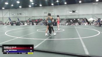 100 lbs Quarters & 1st Wb (16 Team) - Isabella Salas, Arkansas Red vs Katie Biscoglia, Iowa