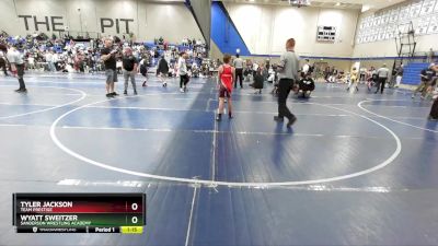 76 lbs Semifinal - Wyatt Sweitzer, Sanderson Wrestling Academy vs Tyler Jackson, Team Prestige